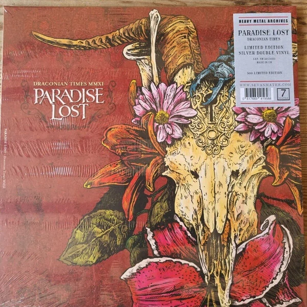 Paradise Lost – Draconian Times MMXI – Double Silver LP in Triple Gatefold (Limited to 500 copies)