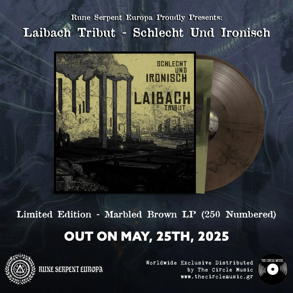 Laibach tribut “Schlecht Und Ironisch” – Limited Marbled Brown Vinyl with insert (250 copies)