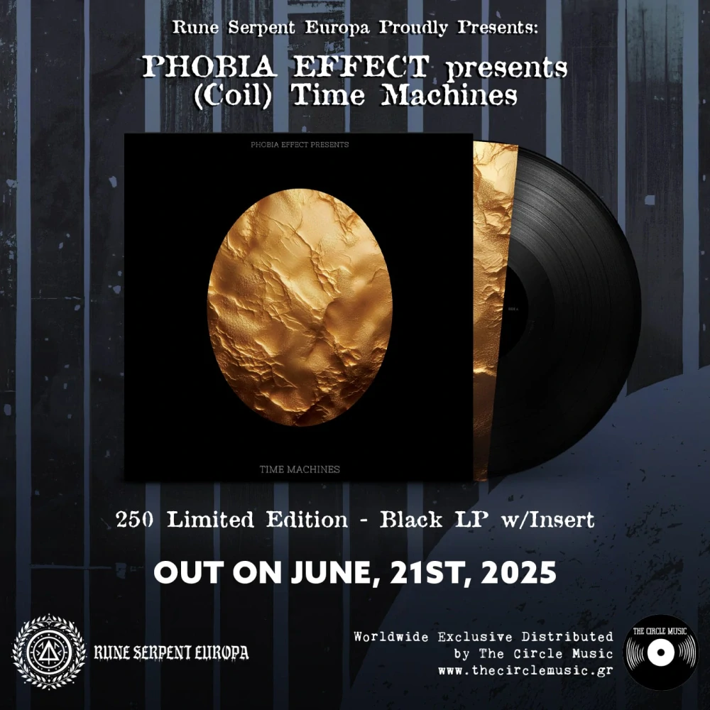 Phobia Effect Presents: (Coil) Time Machines – Black Vinyl with insert (250 Numbered copies)