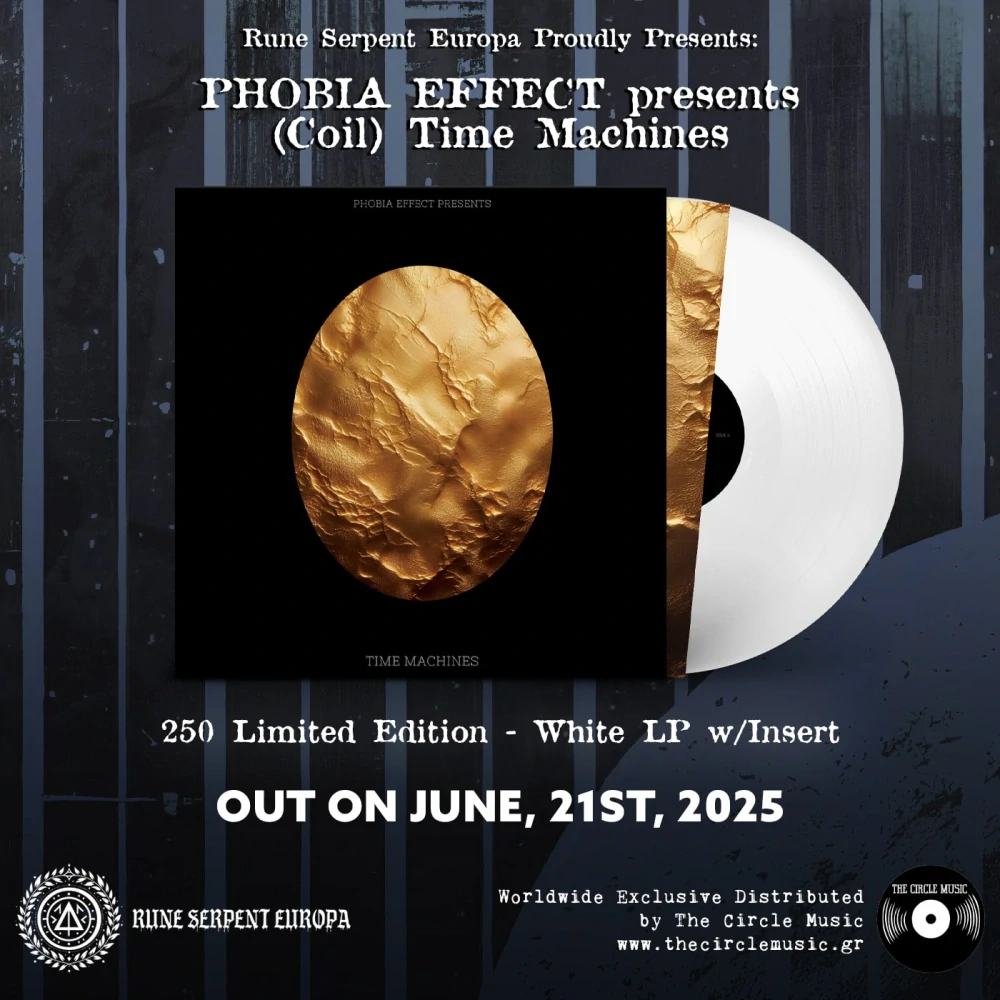 Phobia Effect Presents: (Coil) Time Machines – White Vinyl with insert (250 Numbered copies)