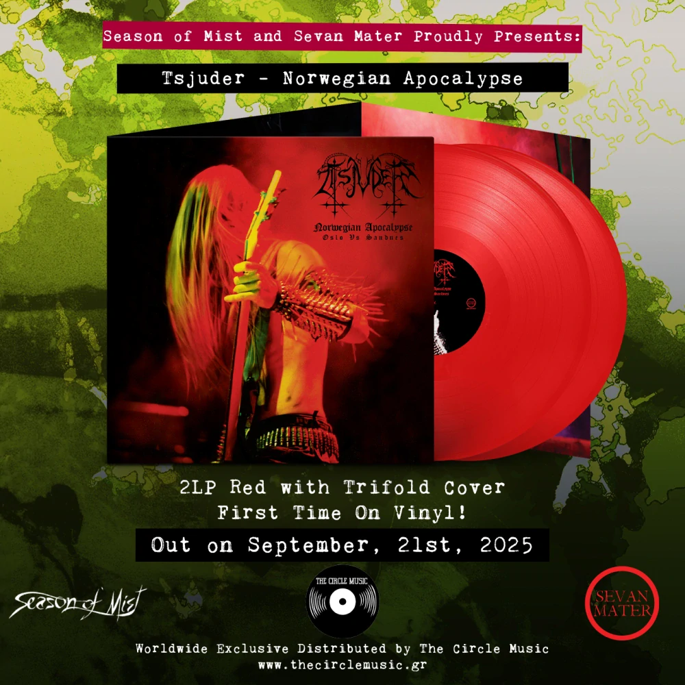 Tsjuder – Norwegian Apocalypse – Limited Double Red Vinyl in Luxurious Triple Gatefold (500 copies)