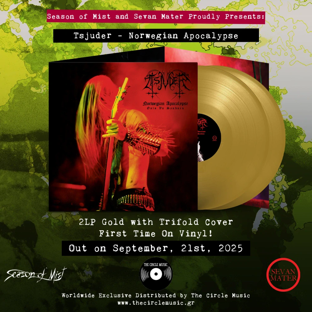 Tsjuder – Norwegian Apocalypse – Limited Double Gold Vinyl in Luxurious Triple Gatefold (500 copies)