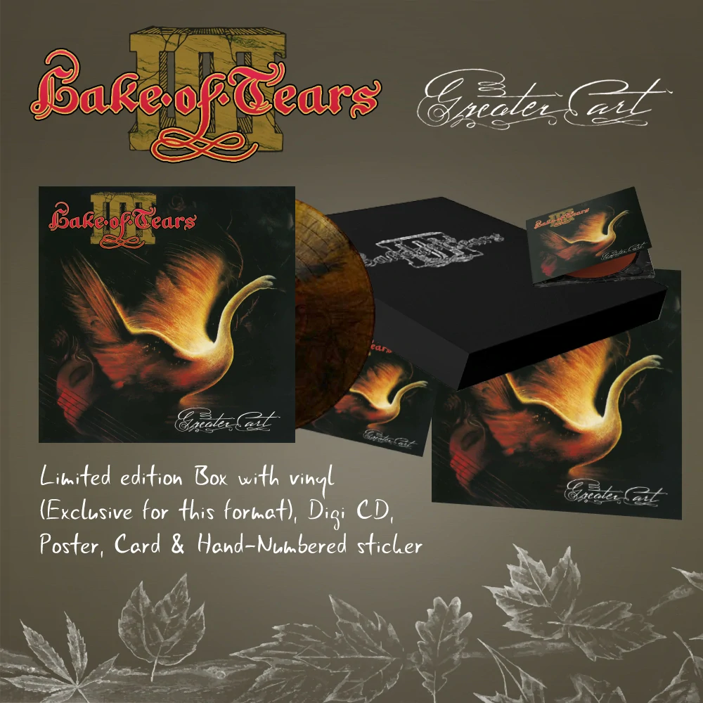 Lake of Tears – Greater Art – Limited Luxurious Box Embossed in Silver with Magnet (500 copies)
