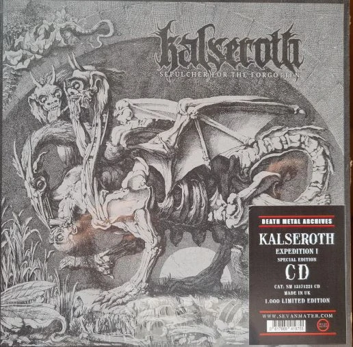 Kalseroth – Sepulcher For The Forgotten – Deluxe edition CD in Triple Gatefold 7′ Format (Limited to 1.000 copies)