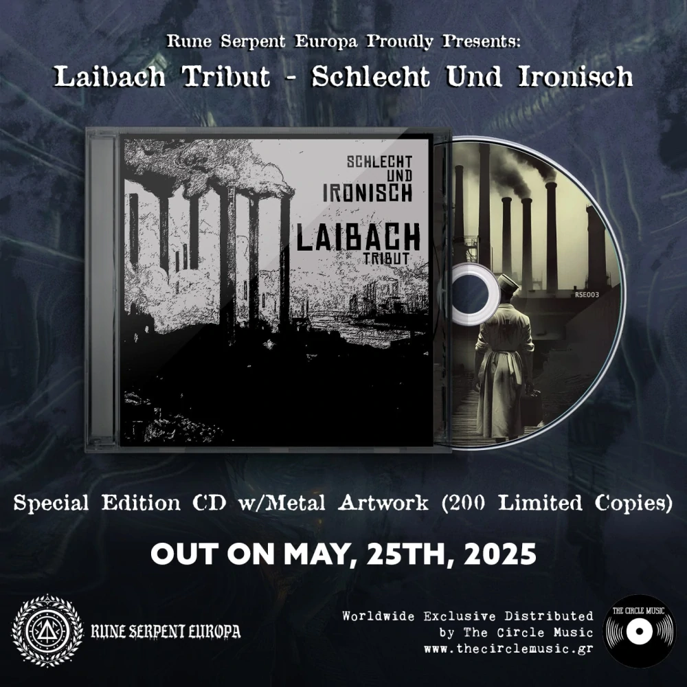 Laibach tribut “Schlecht Und Ironisch” – Special Limited Edition: Jewel Case CD & Metal Artwork (200 copies)