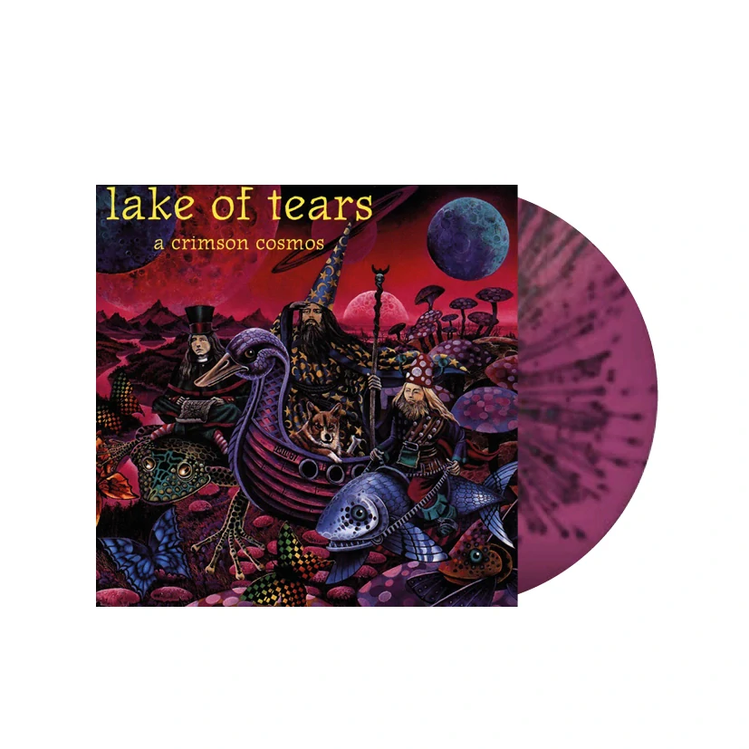 Lake of Tears – A Crimson Cosmos – Transparent Splatter Violet & Black Gatefold LP + 8 pages insert (Limited to 500 copies)