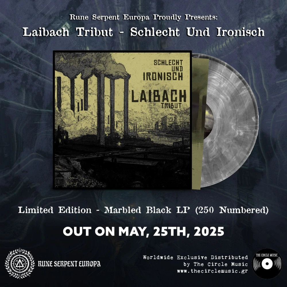 Laibach tribut “Schlecht Und Ironisch” – Limited Marbled Black Vinyl with insert (250 copies)