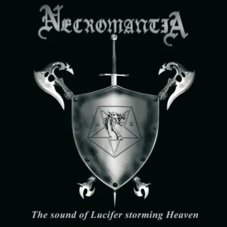 NECROMANTIA - The Sound Of Lucifer Storming Heaven LP blue splatter