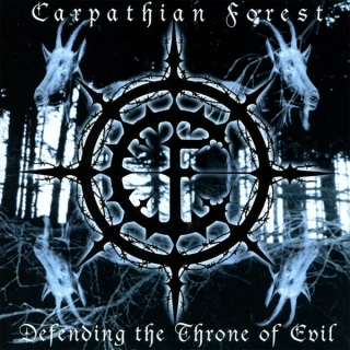 CARPATHIAN FOREST - Defending the throne of evil 2LP oxblood