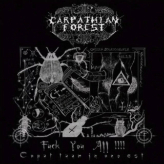 CARPATHIAN FOREST - Fuck you all LP black