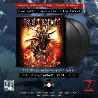 Iced Earth – Wacken of the Wicked – Double Gatefold Black Vinyl (Limited to 500 copies)