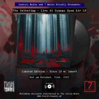The Gathering – Live at Dynamo Open Air – Black LP with insert (Limited to 500 copies)