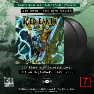 Iced Earth – Rock Hard Festival – Double Gatefold Black Vinyl (Limited to 500 copies)