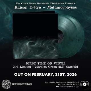 raison d’être – Metamorphyses – Limited Double Blue Vinyl in Gatefold (300 copies – Numbered Edition)