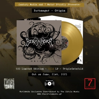 Borknagar – Origin – Gold LP in Deluxe Triple Gatefold (Limited to 500 copies)