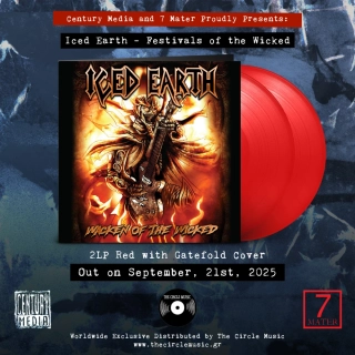 Iced Earth – Wacken of the Wicked – Double Gatefold Red Vinyl (Limited to 500 copies)