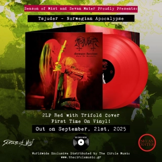 Tsjuder – Norwegian Apocalypse – Limited Double Red Vinyl in Luxurious Triple Gatefold (500 copies)