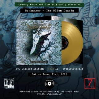 Borknagar – The Olden Domain – Gold LP in Deluxe Triple Gatefold (limited to 500 copies)