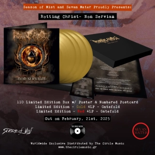 Rotting Christ – Non Serviam A 20 Apocryphal Story – Deluxe Box Edition Embossed in Gold (Limited to 110 copies)