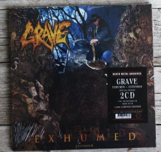 Grave – Exhumed – Extended – Double CD in special Triple 7′ vinyl edition (Limited to 1.000 copies)