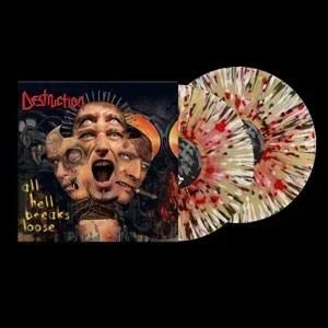 DESTRUCTION - All hell breaks loose 2LP splatter
