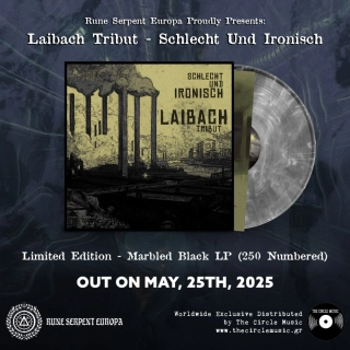 Laibach tribut “Schlecht Und Ironisch” – Limited Marbled Black Vinyl with insert (250 copies)